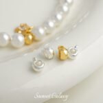 Gold-plated Tee Pendant Beaded High Color Handmade DIY Bracelet Necklace Beaded Beaded Jewelry Accessories Material - Image 4