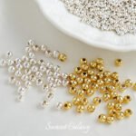 14k18k Gold-filled Color-preserving Round Beads Gold Beads Separated Beads Loose Beads Handmade diy Beaded Bracelet Necklace Jewelry Accessories - Image 3