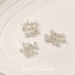 14K18K Electroplated Real Gold Cut Out Hydrangea Spacer Beads Loose Beads Handmade DIY Beaded Bracelet Necklace Jewelry Accessories - Image 16