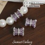 18K Copper Plated Real Gold High Color Retention Zircon Wheel Zirconium Diamond Spacer Beads Handmade DIY Bracelet Necklace Jewelry Accessories Material - Image 27