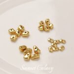 18k gold baroque irregular stone spacer loose beads handmade diy beaded bracelet necklace jewelry accessories - Image 3