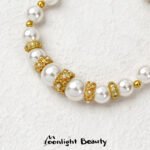 New Year's Sand Gold Zircon Diamond Pearl Spacer Beaded Beaded Handmade DIY Beaded Bracelet Necklace Accessories - Image 4