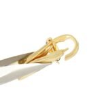 18k high color retention single row glossy connection press buckle handmade beaded diy material bracelet necklace accessories - Image 5