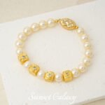 18k color retention zircon irregular square stone beads handmade diy beaded bracelet necklace jewelry accessories material - Image 3