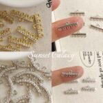 gold plated color retaining bar porous pendant diy handmade beaded material bracelet necklace earrings jewelry accessories - Image 3