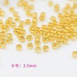 House Abai 18k Gold Plated Color Preservation Lobster Buckle Coil Buckle Extension Chain Beaded DIY Material Bracelet Necklace Accessories - Image 14