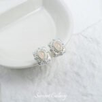 Silver-plated Color-preserving Inlaid Aquamarine Separated Beads diy Handmade Beaded Bracelet Necklace Loose Bead Jewelry Material Accessories - Image 7