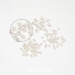 Color-preserving 18K Gold Flower Cross-cut Beaded Melon Pattern Beads Handmade DIY Beaded Bracelet Necklace Earrings Accessories - Image 21