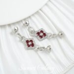 18k gold heavy industry oil drop shell cruciferous zircon finishing buckle accessories handmade diy bracelet necklace beaded material - Image 9