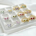 [Colorful Butterfly] Handmade DIY Butterfly Ring Multicolor Beaded Material Package Gold Plated Color Ponyeye Claw Drill - Image 3
