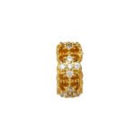 New Year's Sand Gold Inlaid Zircon Bead Shapes Spacers Scattered Beads Handmade DIY Beaded Bracelet Jewelry Accessories - Image 5