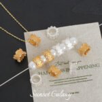 18K Gold-Plated Color-Preserving Micro-Paved Zircon Wheel Beads Spacer Beads Handmade DIY Beaded Bracelet Necklace Jewelry Accessories Material - Image 4