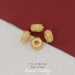 New Year's Sand Gold Chinese Ancient Method Hollow Beaded Handmade DIY Bracelet Ring Beaded High Color Preservation Jewelry Accessories - Image 6