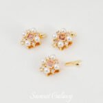 18K Gold Plated Zircon Pearl Buckle DIY Accessories Material Coil Connection Buckle Bracelet Necklace Accessories - Image 5