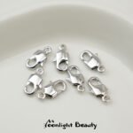 Color-preserving 18K Pack Golden Coil Spring Lobster Clasp Fish Tail Clasp Handmade DIY String Bracelet Necklace Accessories - Image 9