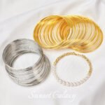 Memory Steel Ring 18k Gold Ring Bracelet Steel Ring diy Bracelet Necklace Handmade Beaded Jewelry Accessories Material - Image 2