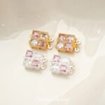 18K Gold-plated Color-preserving Square Inlaid Zirconium Finishing BucKle Latch BucKle diy Bracelet NecKlace Connecting BucKle Jewelry Accessories Material - Image 3