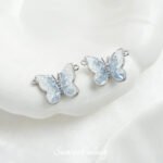 Little Red Riding Book with Oil Dropping Butterfly Pendant Plated Real Gold Handmade DIY Bracelet Necklace Beaded Beaded Accessories Material - Image 9