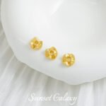 18k Copper Plated Real Gold Folded Spacer Color Preservation Handmade DIY Bracelet Necklace Earrings Beaded Beaded Material Accessories - Image 8