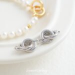 Double Round Coil Connection Buckle Plated Real Gold Color Preservation Handmade DIY Bead Bracelet Necklace Beaded Jewelry Accessories Material - Image 6