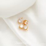 Zircon 18k Gold Round Crown Single Pendant Pendant Loose Beads diy Handmade Beaded Bracelet Necklace Material Accessories - Image 6