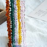 Water Ripple Lampwork Glass Small High-Transparency Beads Handmade DIY Beaded Bracelet Necklace Jewelry Accessories Material - Image 2