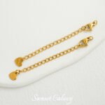 Water-soaked non-fading bag buckle extended chain lobster clasp handmade beaded diy material bracelet necklace accessories - Image 7