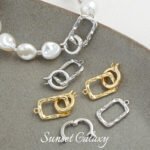 18K Simple All-match Round Bead End Connection Buckle Head Handmade DIY Beaded Material Bracelet Necklace Accessories - Image 5