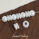 18K Real Gold Plated Zircon High Color Retention Barrel Beads Spacer Beads Handmade DIY Beaded Bracelet Necklace Jewelry Accessories Material - Image 14