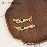 Lucky Snakehead Zodiac Snake Tail Buckle Pearl Buckle Gold ingot Buckle Handmade DIY Bracelet Necklace Accessories Material - Image 6