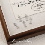 Twist plating real gold 26 English letter pendant handmade diy string bracelet earrings necklace accessories - Image 40