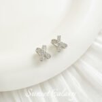 18k real gold plated zircon x-shaped porous beads handmade diy material bracelet necklace heavy industry high color retention beaded accessories - Image 7