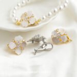 High Color Retention Shell Butterfly Inlaid with Zirconium Link Buckle diy Handmade Beaded Loose Beads Pearl Bracelet Necklace Accessories Material - Image 2