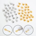 High Color Retention Real Gold Plated Pressure Cooker Finishing Snap Positioning Beads Handmade DIY Beading Material Bracelet Necklace Accessories