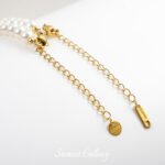 18K Gold Lobster Buckle Bracelet silver Extended Chain Handmade DIY Material Beaded Buckle Head Plus Long Tail Chain Jewelry Accessories - Image 3