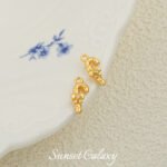 18K Christmas Series Gingerbread Man Socks with Zirconium Pendant Handmade DIY Beaded Material Earrings Accessories Bracelet Accessories - Image 15