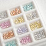 30 real gold-plated color-preserving round zirconium silver anti-claw drill beads diy handmade beaded material bracelet jewelry accessories - Image 2