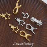 18K Electroplated Real Gold Color-Preserving Five-Pointed Star Necklace Spring Press Buckle Link Buckle DIY Handmade Beading Material Accessories
