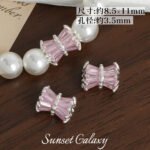 18K Copper Plated Real Gold High Color Retention Zircon Wheel Zirconium Diamond Spacer Beads Handmade DIY Bracelet Necklace Jewelry Accessories Material - Image 24