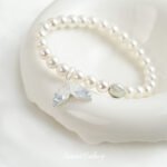 Oil Drop Fish Tail Pendant Plated Real Gold Zircon Link Buckle Handmade DIY Bracelet Necklace Beaded Material Jewelry Accessories - Image 5