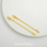 Color retention high quality bag real gold lobster clasp jewelry bracelet finishing connection spring clasp diy beaded material accessories - Image 24