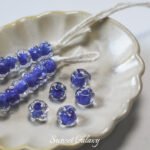 Little Red Book Rainbow Lantern Worker Glazed Water Ripple Beads Handmade DIY Bracelet Necklace Beaded Loosely Beaded Material Accessories - Image 6