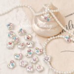 Diamond Baroque Acrylic Pearl Butterfly Star Separated Beads Loose Beads Handmade DIY Bracelet Necklace Jewelry Accessories