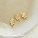 [party] lollipop ice cream zircon pendant 18k color retention handmade diy beaded material bracelet accessories - Image 6