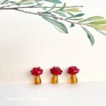 Murano light handmade glass cute small mushroom beads diy beaded necklace bracelet jewelry accessories materials - Image 11