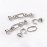 18k plating real gold pearl necklace closing connection buckle head handmade diy beaded bracelet jewelry accessories material - Image 7