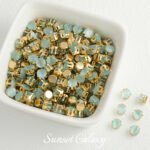 [cat's eye claw drill set] trapezoidal round zirconium claw drill square horse's eye drill cat's eye stone handmade diy beaded material - Image 7