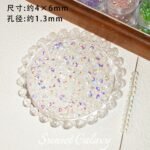 [Fruit Material Collection] Cherry Bracelet Ring 18K Gold Color Preserving Claw Diamond Loose Beads Handmade DIY Beading Accessories - Image 19