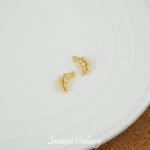 Alkaline water knot horn bag pendant autumn and winter simple versatile handmade DIY bracelet necklace earrings beaded material accessories - Image 13