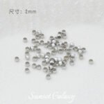 18K Gold-Filled Color-Preserving Accessories Positioning Beads Half-Moon Buckle U-Shaped Buckle Tube Beads Handmade DIY Bracelet Necklace Beading Material - Image 7